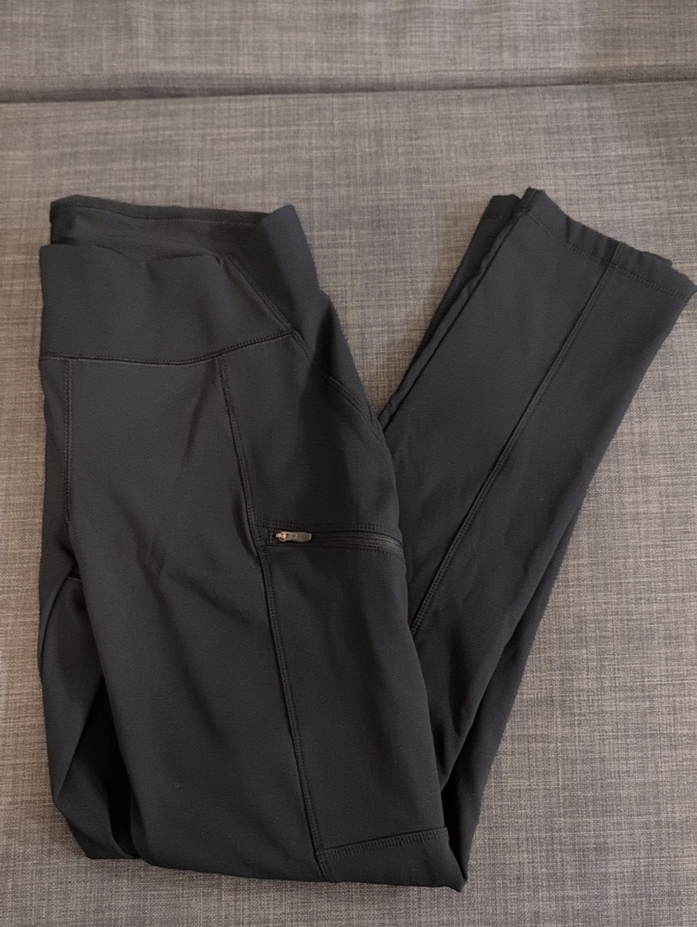 Columbia Black High-Waist Performance Leggings with Zipper Pocket